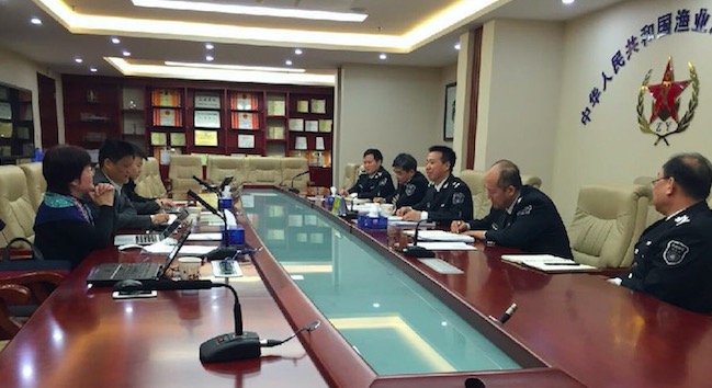 赢博互联董事长杨冰之、总经理郑爱军一行拜访国家渔业船舶检验局