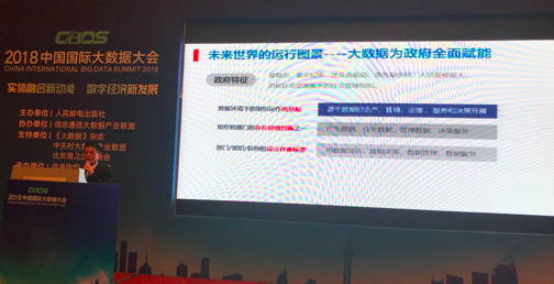 赢博集团董事长杨冰之出席2018国国际大数据大会