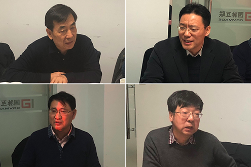 专家：兰惠（左上）、单志广（右上）、穆勇（左下）、唐建平（右下）